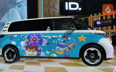 Volkswagen Tampil Beda di GIIAS 2025, ID. BUZZ Disulap Jadi Kanvas Seni